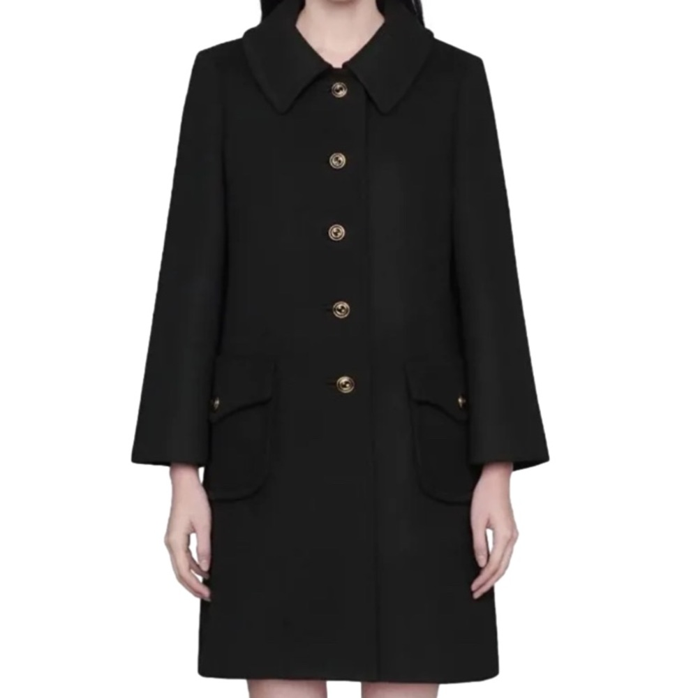 Gucci GG Button Wool Coat
